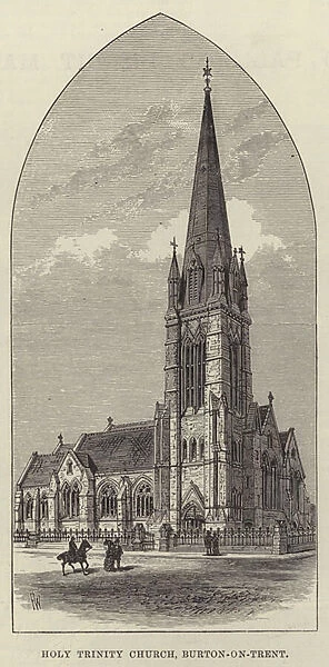 Holy Trinity Church, Burton-on-Trent (engraving)
