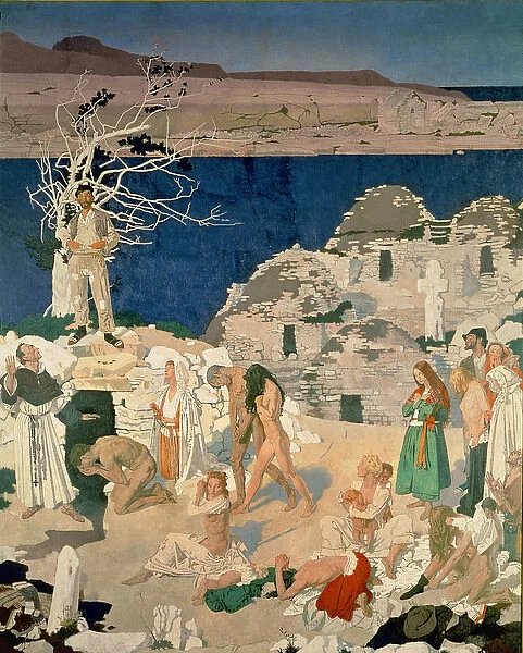 The Holy Well, 1916 (tempera on canvas)