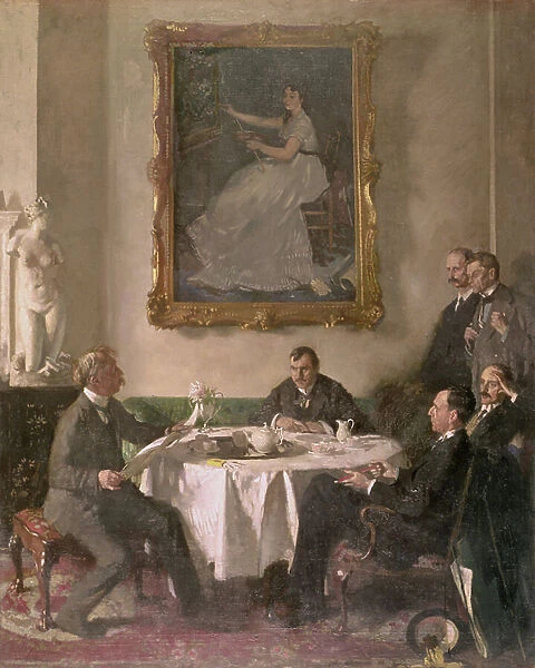 Homage to Manet, 1909 (oil on canvas)