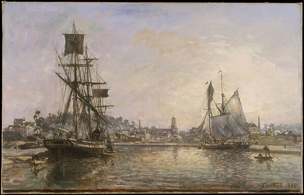 Honfleur, 1865 (oil on canvas)