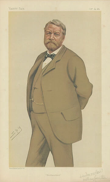 The Honourable William Lowther (colour litho)