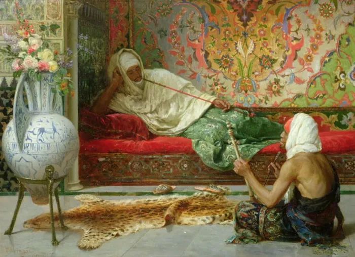 Framed Print : The Hookah Pipe