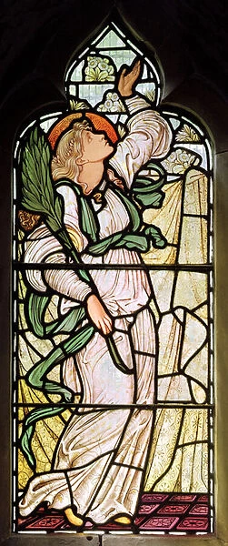 Hope, 1883 (stained glass)