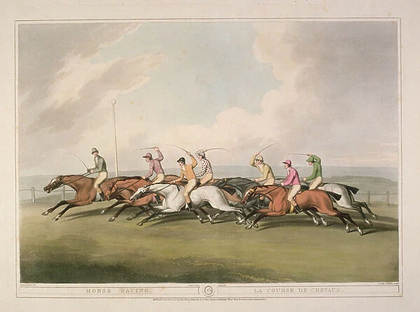 Horse Racing from 'Ormes Collection of British Field Sport Prints', 1807