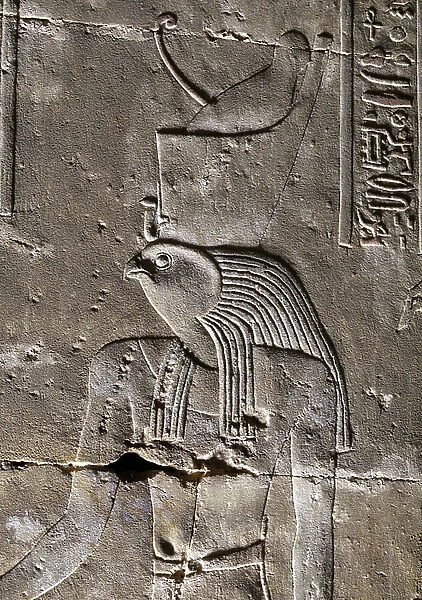 Horus with the Wrecked Crown, Temple of Horus in Edfu