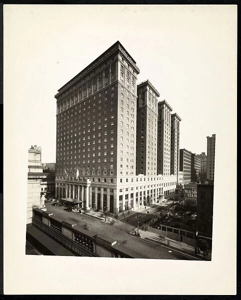 The Hotel Pennsylvania, 7th Avenue and 32nd Street, New York, 1919 (silver gelatin print)