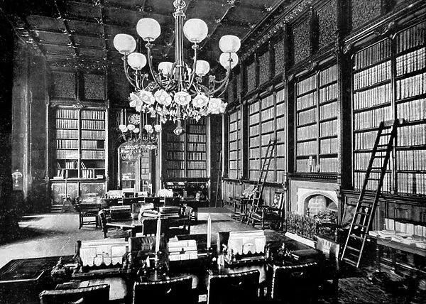 House of Commons Library, London, 1890 (photo)