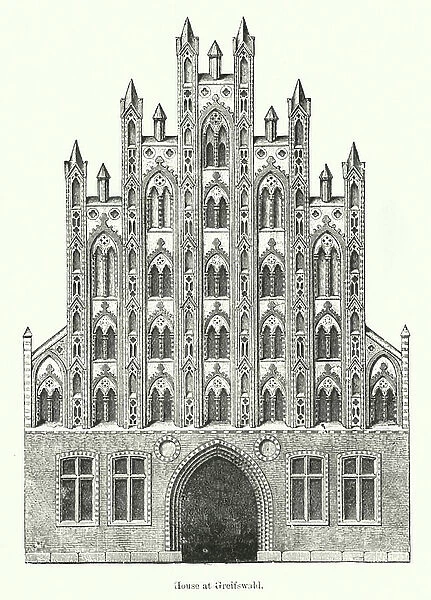 House at Greifswald (engraving)