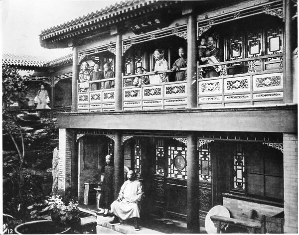 The House of Mr Yang, c. 1872 (b  /  w photo)