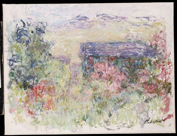 The House Through the Roses, c. 1925-26 (oil on canvas)