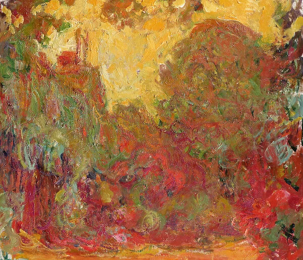 The House seen from the Rose Garden, 1922-24 (oil on canvas)