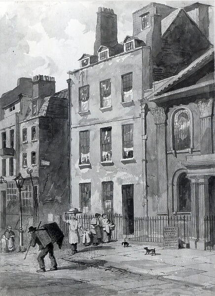 House of Sir Isaac Newton at 35 St Martins Street, Leicester Square, London