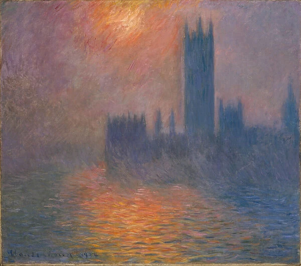 Houses of Parliament, sunset, 1904 (oil on canvas)