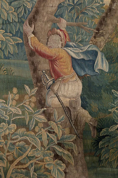 Hunting scene, Origin Oudenaarde (tapestry)