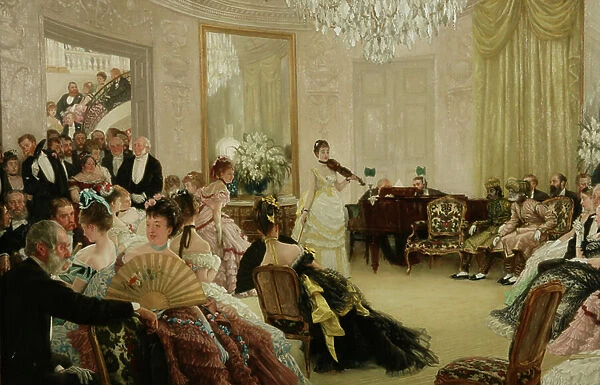 Hush! (The Concert), c. 1875 (oil on canvas)