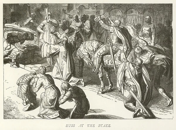 Huss at the Stake (engraving)