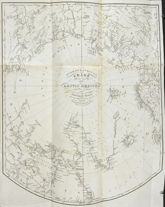 Framed Print : A hydrographical chart of the Arctic regions Framed Print : A hydrographical chart of the Arctic regions