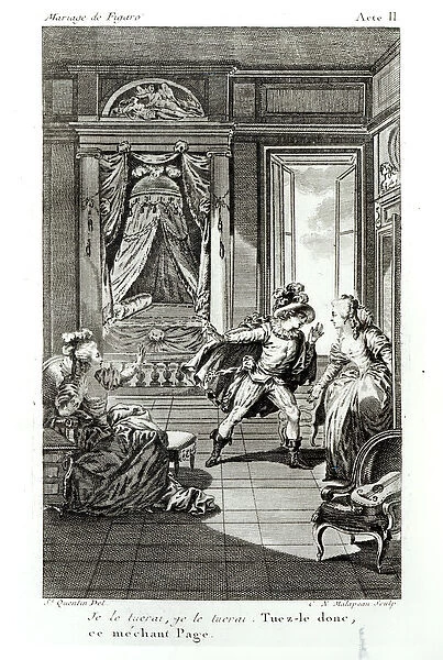 I am going to kill him... scene from act II of The Marriage of Figaro