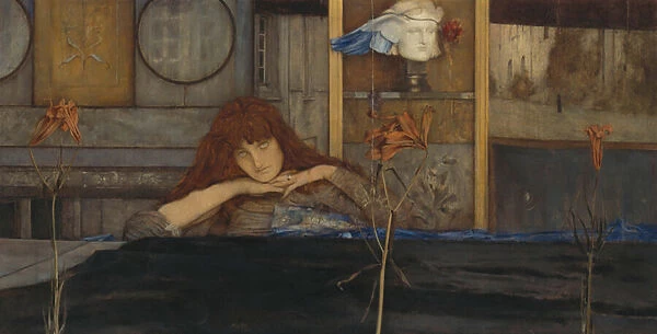 I lock my door upon myself, 1891 (oil on canvas)