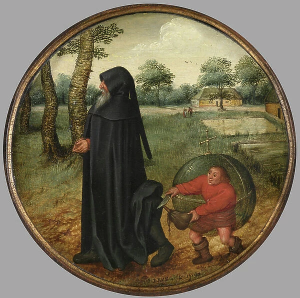 I Mourn because the World is so Untrustworthy, 1594 (oil on panel)