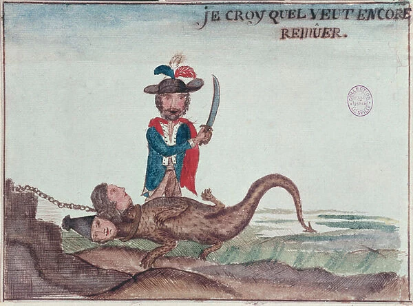 I think it is still moving, 1789 (coloured engraving)