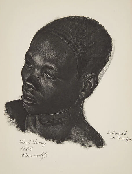 Ialingede, race Mandja. (Fort Lamy), from Dessins et Peintures d Afrique