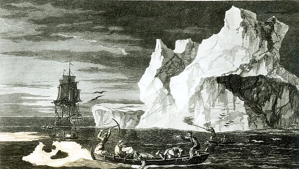 The Ice Islands on the 9th January 1773, engraved by B. T. Pouney, 31st Feb 1777