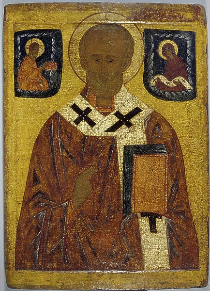 Icon of St Nicholas, 15th-16th century (oil on panel)