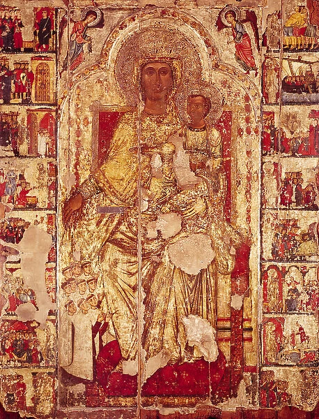 Icon of the Virgin and Child, c. 1300 (oil on panel)