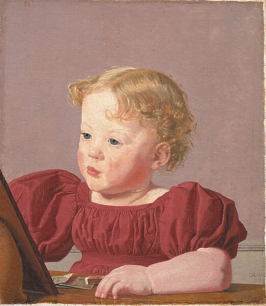 Ida Thiele as a Child, 1832 (oil on canvas)