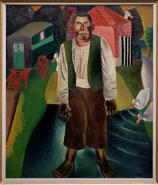 The Idiot by the Pond, 1926 (oil on canvas)
