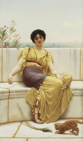 Idleness, 1900 (oil on canvas)
