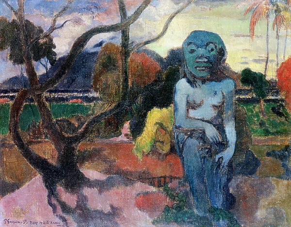 Idol (rave te hiti aamu), 1898 (oil on canvas)