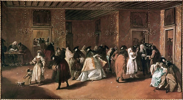 Il ridotto de Ca Giustinian (The private room of the Giustinian Palace in Venice