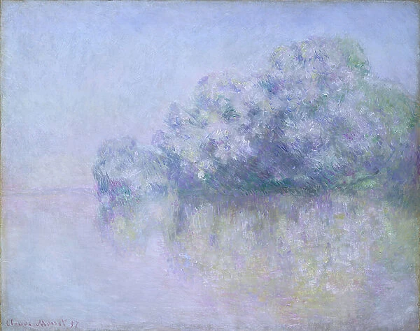 Ile aux Orties near Vernon, 1897 (oil on canvas)