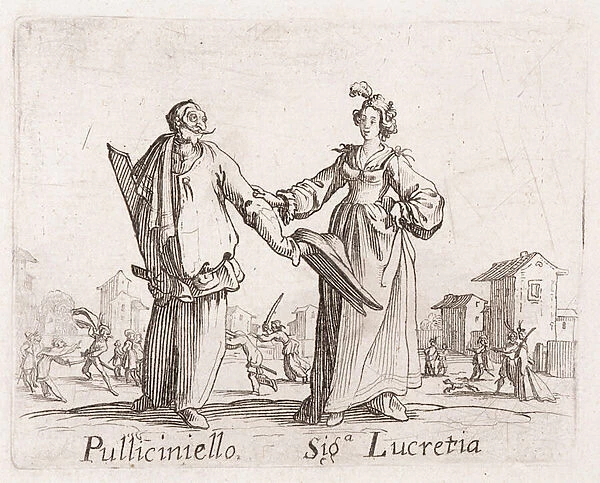 illustration for Balli di Sfessania, c. 1622 (eau forte on paper)