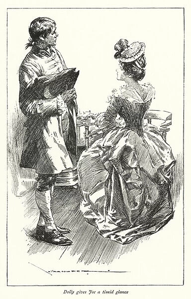 Illustration for Barnaby Rudge by Charles Dickens (litho)