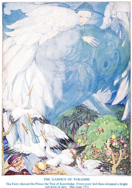 Illustration from The Garden of Paradise by Hans Christian Andersen