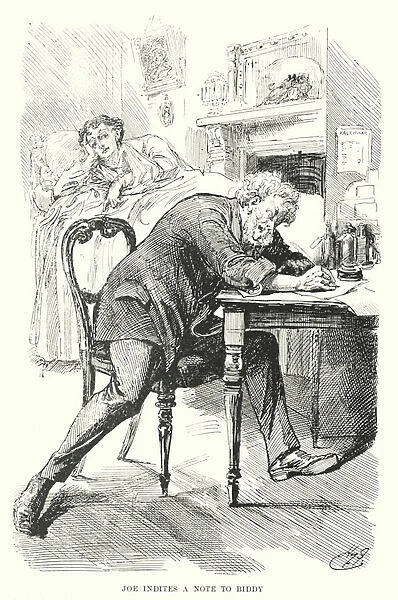 Illustration for Great Expectations by Charles Dickens (litho)