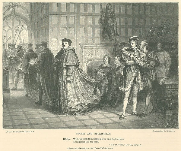 Illustration for King Henry VIII (engraving)