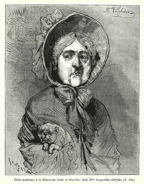 Illustration for Le Juif Errant (engraving)