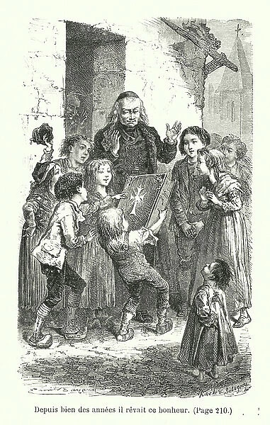 Illustration for Les Deux Robinsons de la Grande-Chartreuse (engraving)