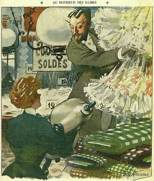 Illustration for the magazine Le Rire dec 15 1906 (print)