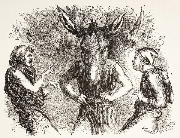 Illustration for A Midsummer Nights Dream, from The Illustrated Library Shakespeare