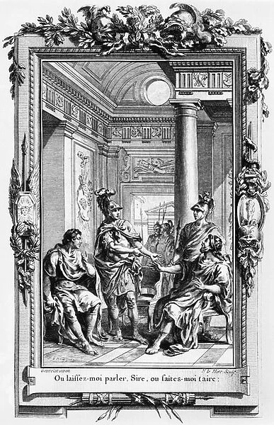 Illustration for Nicomede by Pierre Corneille (1606-84