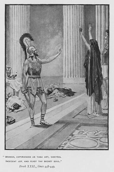 Illustration for Popes Odyssey of Homer (litho)