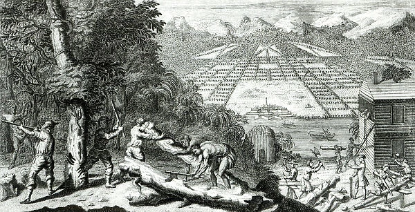 Illustration from The Reasons for establishing the Colony of Georgia by Benjamin Martyn