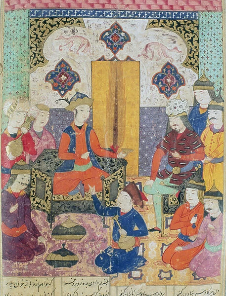 Illustration from the Shahnama (Book of Kings) by Abu