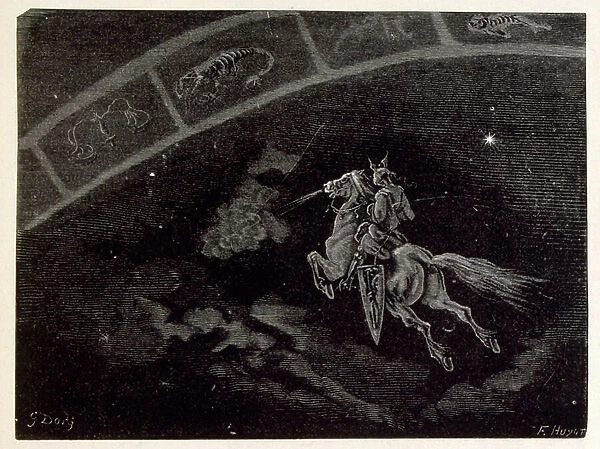 Illustration of the star sign Scorpio. from La legende de Croque-Mitaine