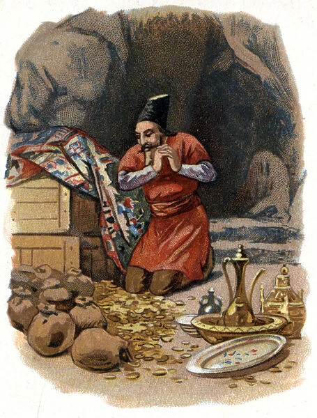 Illustration for the Tales of the Thousand and One Nights